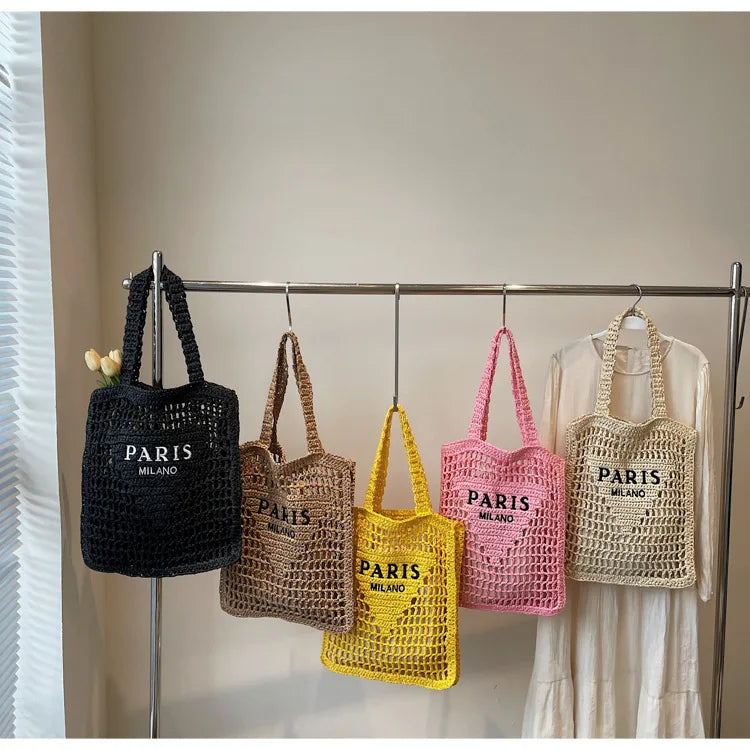 Sac de plage Soléa Deluxe - Tissé à la main
Style Paris-Milan