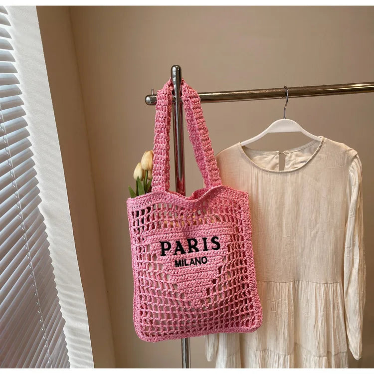 Sac de plage Soléa Deluxe - Tissé à la main
Style Paris-Milan
