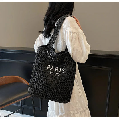 Sac de plage Soléa Deluxe - Tissé à la main
 Style Paris-Milan 