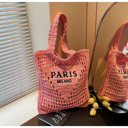 Sac de plage Soléa Deluxe - Tissé à la main
 Style Paris-Milan 